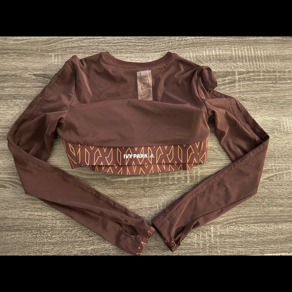 COPY - Ivy Park x Adidas Mesh long sleeve Crop top - Picture 2 of 2